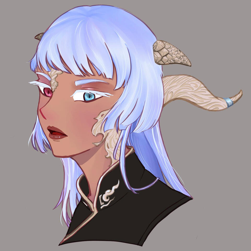 FFXIV OC headshot